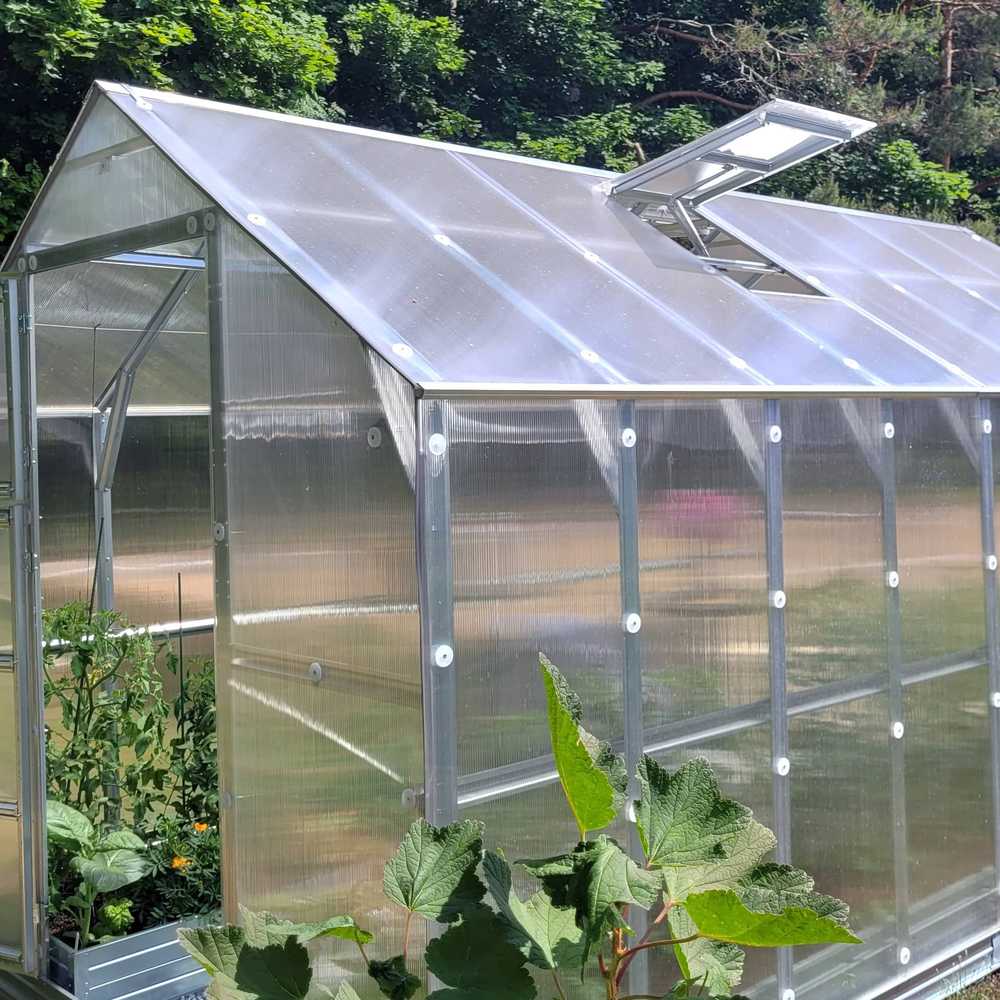 KLASIKA GREENHOUSE Stoglangis/orlaidė KLASIKA*HOUSE su automatiniu atidarytuvu
