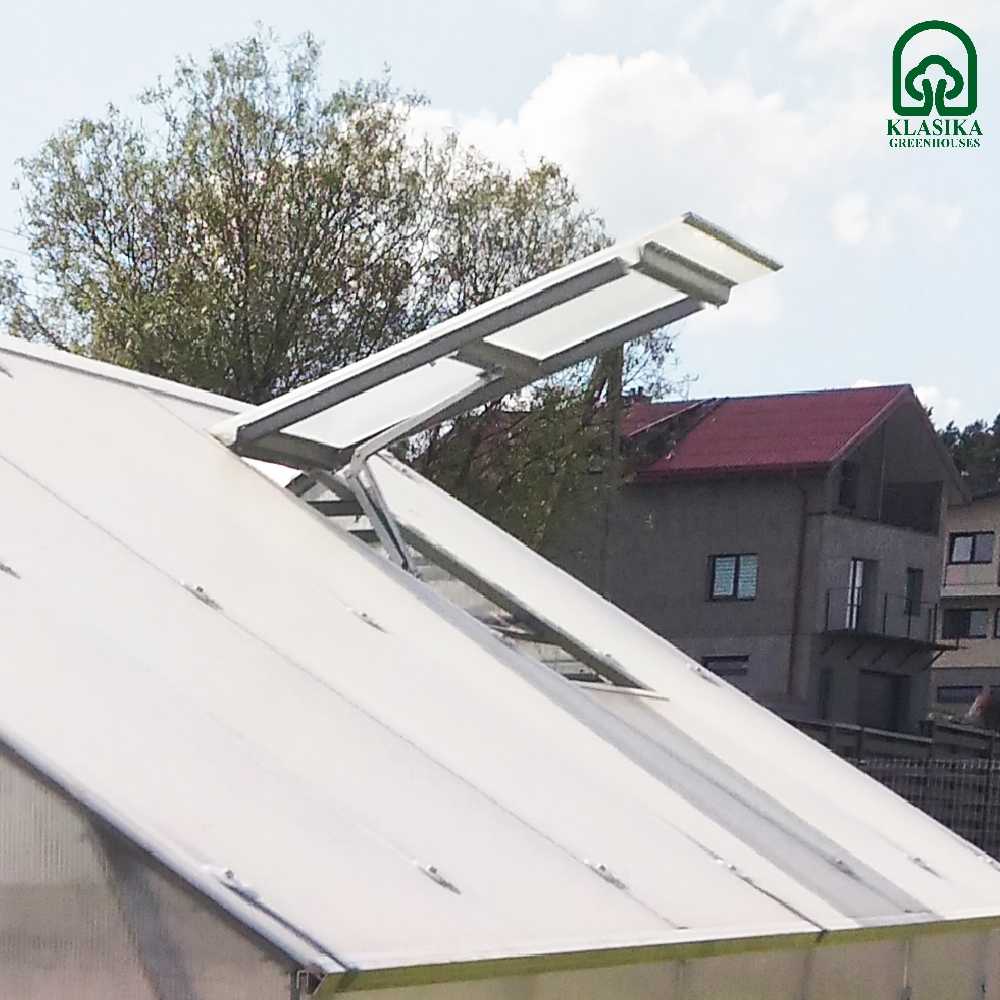 KLASIKA GREENHOUSE Stoglangis/orlaidė KLASIKA*HOUSE su automatiniu atidarytuvu
