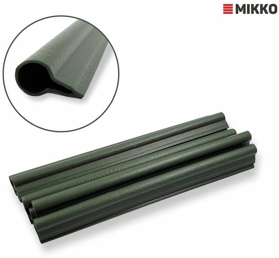 Klipsai tvoros juostai MIKKO Rattan 190 mm (10vnt) - Ruda