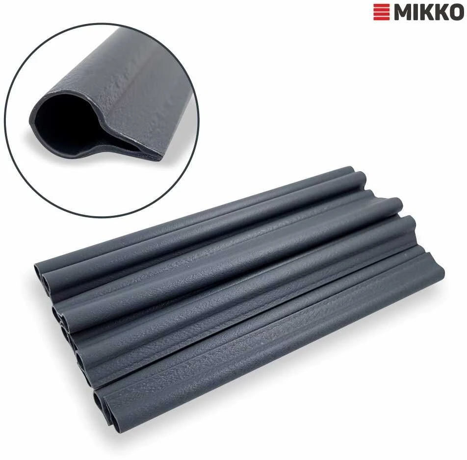 Klipsai tvoros juostai MIKKO Rattan 190 mm (10vnt) - Ruda