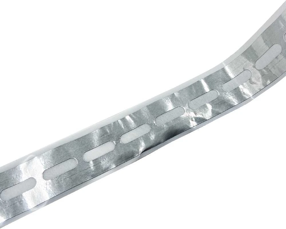 Kvėpuojanti sandarinimo juostelė 38 mm su geotekstile Polikarbonato lakštų sandarinimui