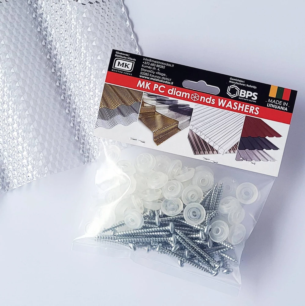 MK PC DIAMONDS SINUS banguota danga, skaidri 7 metrų