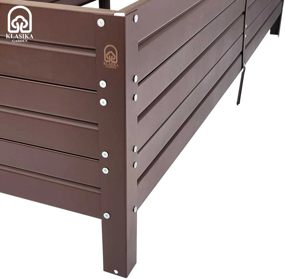 NAUJIENA! Pakelta lysvė KLASIKA GARDEN, dažyta pagal RAL8017 - RAL 8017 - 190 x 75 x 30 cm