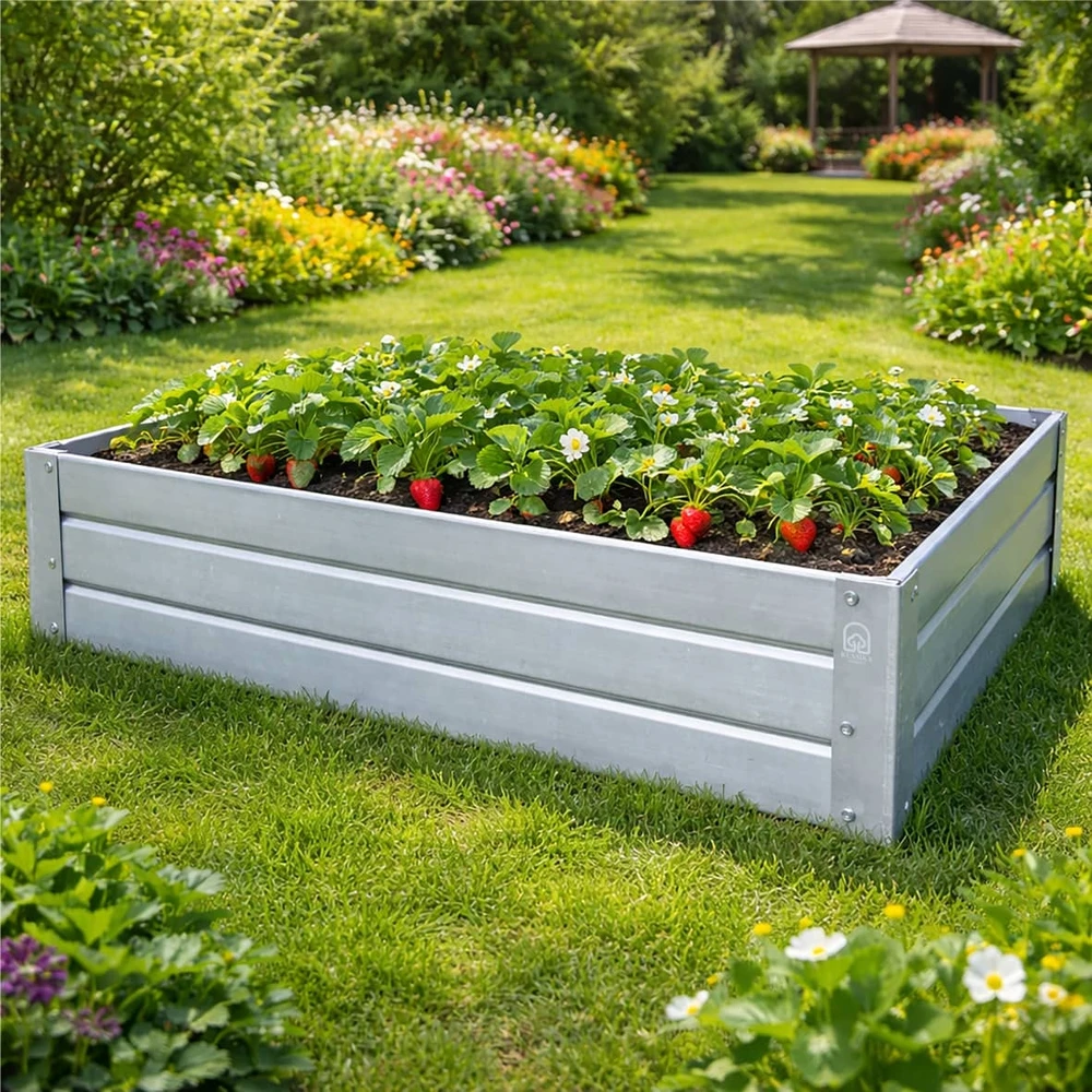 NAUJIENA! Pakelta lysvė KLASIKA GARDEN, cinkuota - 95 x 50 x 10 cm