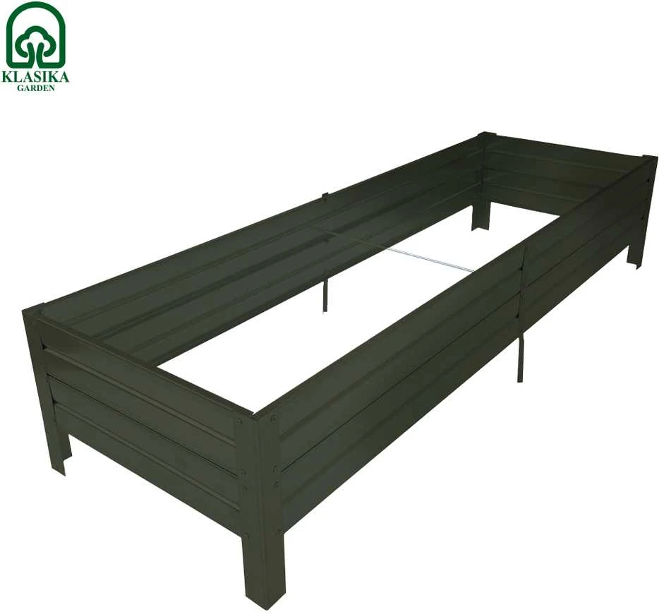 Pakelta lysvė KLASIKA GARDEN, chaki spalvos 20 cm aukščio