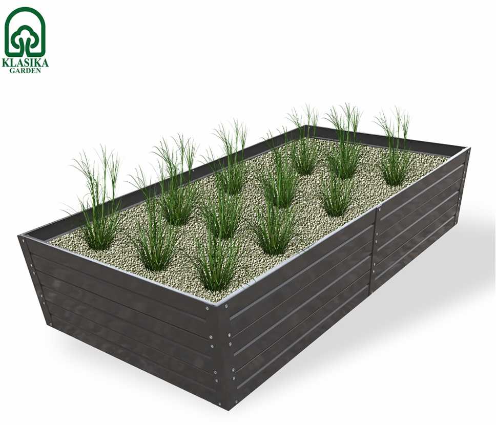 Pakelta lysvė KLASIKA GARDEN, dažyta milteliniu būdu