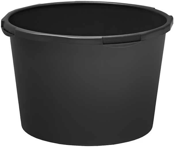 Statybinė vonelė, juoda (apvali) - 65 L