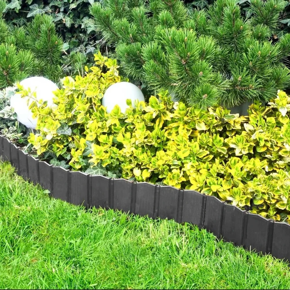 Stella Green Plastikinė sodo tvorelė PA80 BOX, 3,9 m, Stella Žalias - Ruda