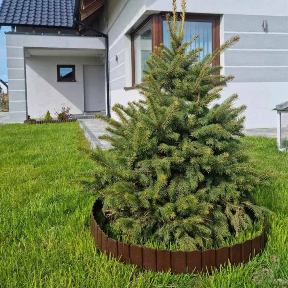 Stella Green Plastikinė sodo tvorelė PA80 BOX, 3,9 m, Stella Žalias - Ruda