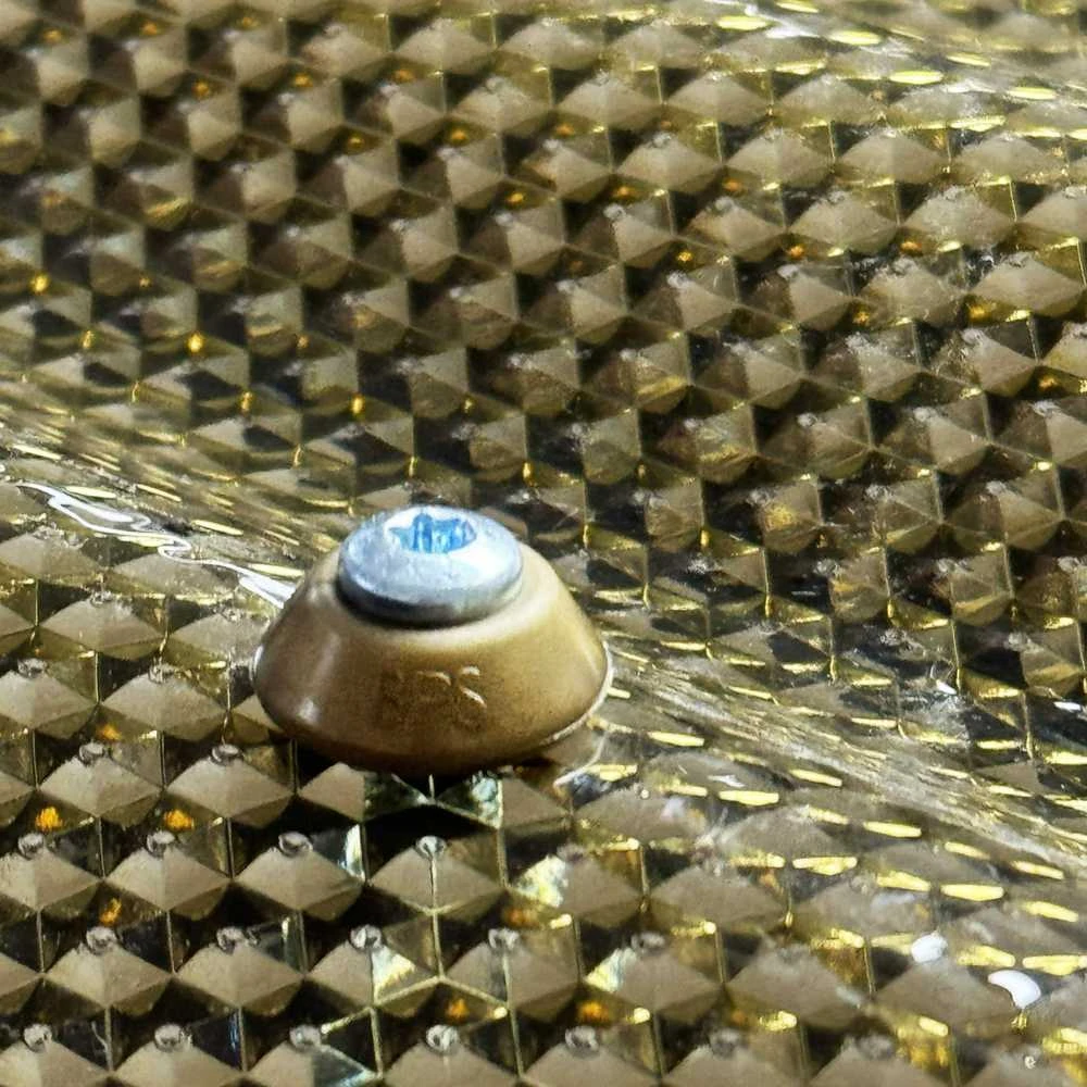 Baltic Plastic Solutions Tvirtinimo varžtai į medį su tarpine M5 x 50 mm MK PC DIAMONDS (3 spalvos) - Bronzinė