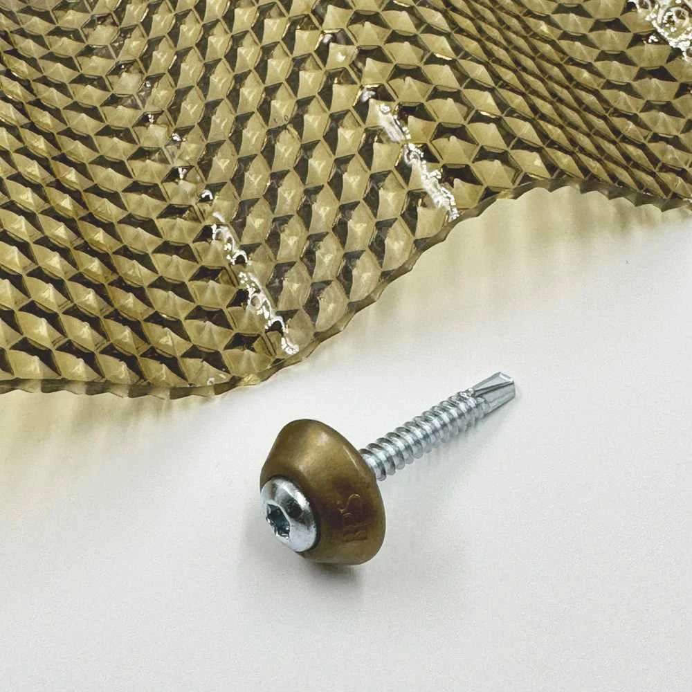 Baltic Plastic Solutions Tvirtinimo varžtai į metalą su tarpine M5 x 40 mm MK PC DIAMONDS (3 spalvos) - Pilka