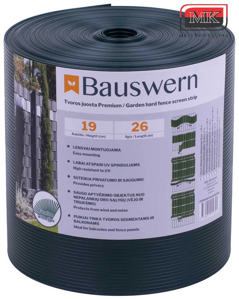 Tvoros juosta BAUSWERN PREMIUM, 26 x 0,19m - RAL 8011 (Ruda)