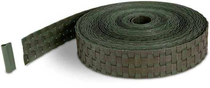 Tvoros juosta MIKKO Rattan 4,75cm x 12,75m, žalia MK-12