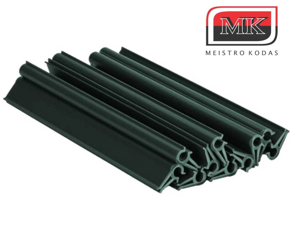 Tvoros juostos klipsai BAUSWERN PREMIUM 190 mm (10vnt) - RAL 8011 (Ruda)