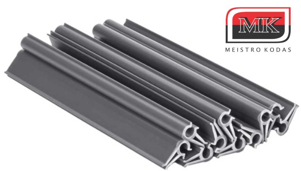 Tvoros juostos klipsai BAUSWERN PREMIUM 190 mm (10vnt) - RAL 6005 (Žalia)