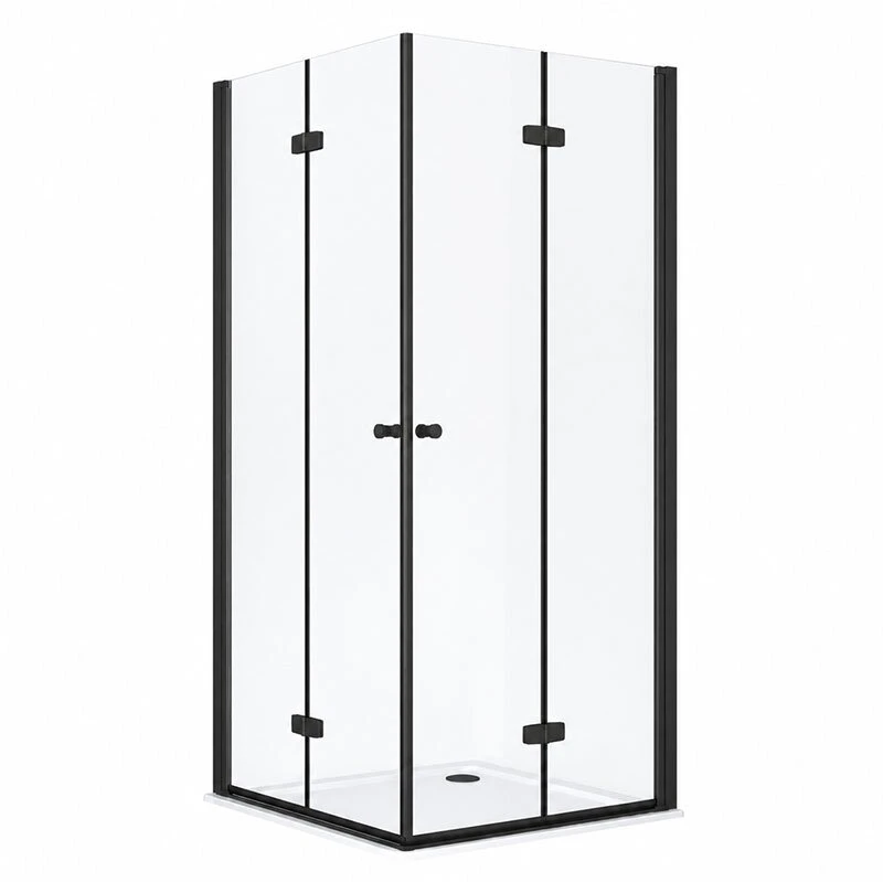 Dušo kabina SANREMO Juodas DD 90x90