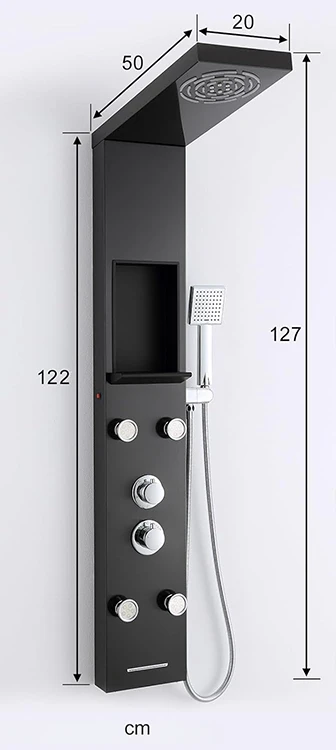 Dušo panelė KINKIBOS 709084, multifunkcinė
