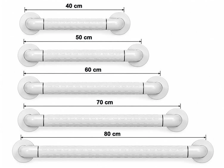 Fiksuotas ranktūris 80 cm, baltas