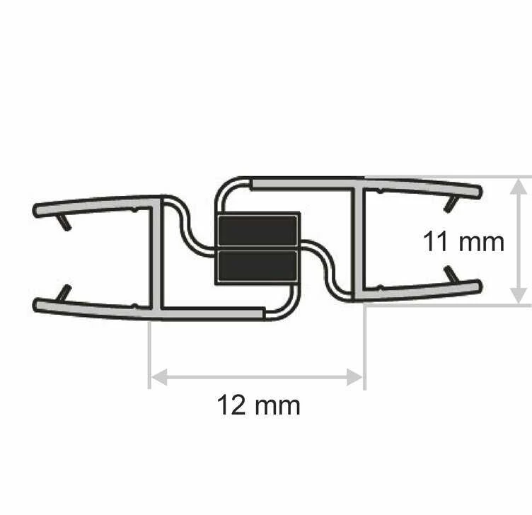 Magnetinių tarpinių komplektas varstomoms durims