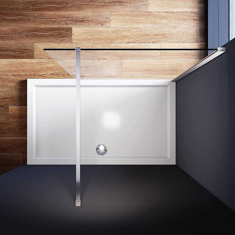 Ocean Dušo sienelė CLEAN 120x200 chrome