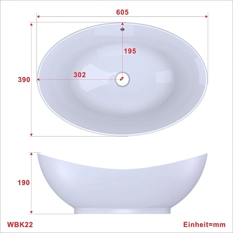 Praustuvas AQUABATOS WBK22 60x39