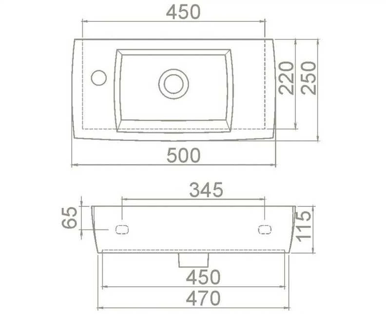Praustuvas BRUYNZEEL 50x25