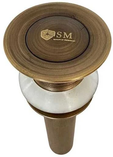 Praustuvo dugno vožtuvas SM SW1206 Bronze