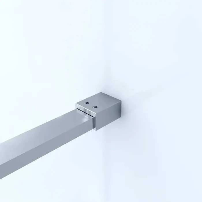 Sieninis laikiklis dušo sienelei AQUABATOS 120, chromuotas