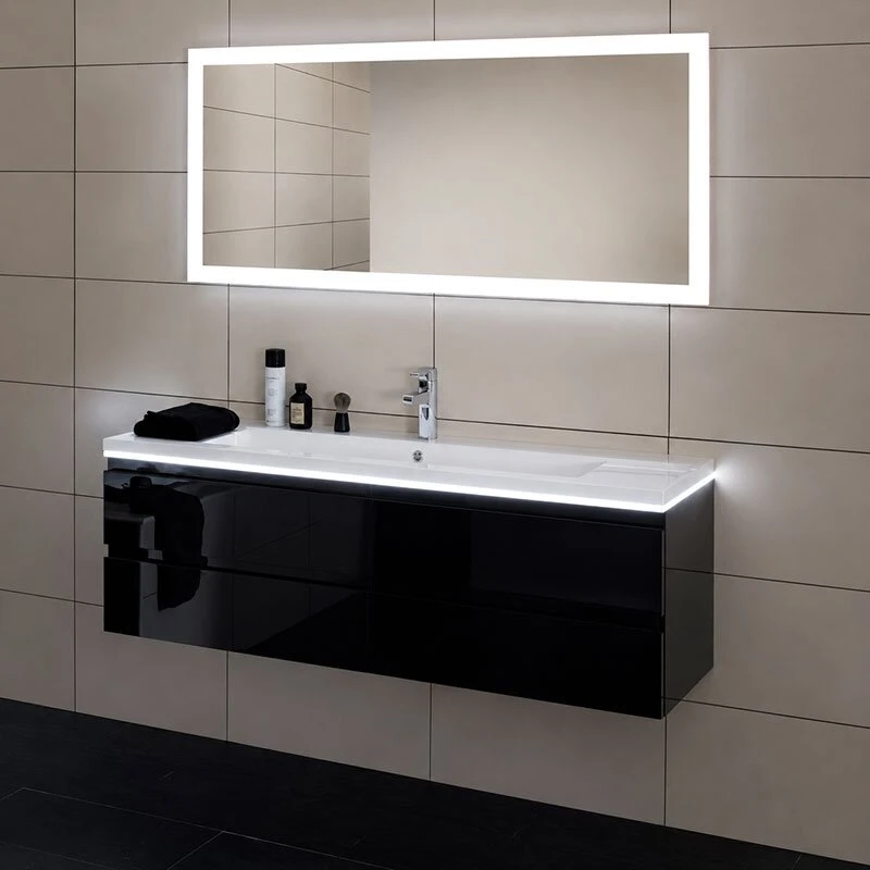 Sieninis šviestuvas Wiesbaden Sanitair LED apšvietimas spintelei 120x46