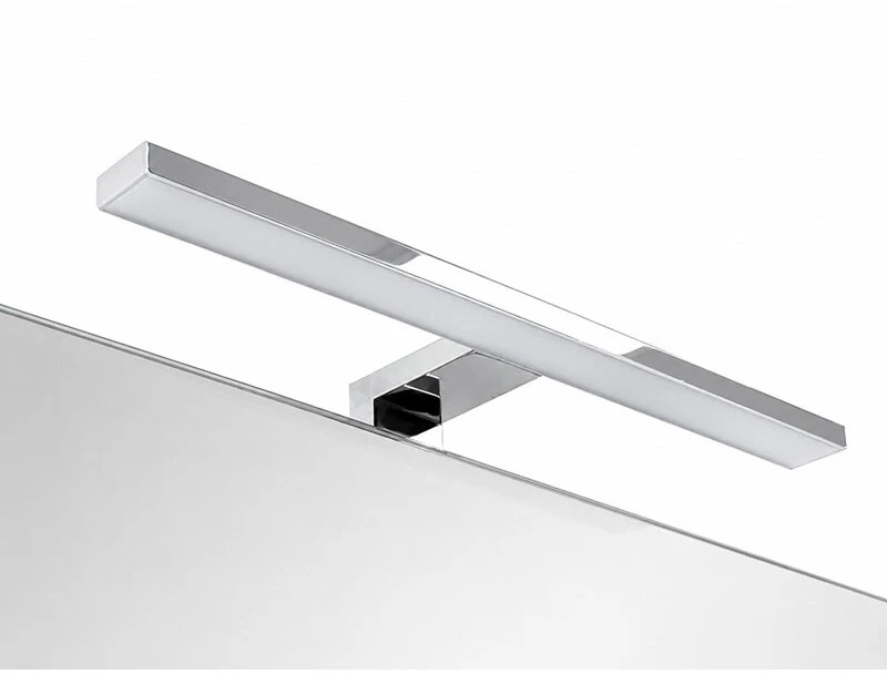 Veidrodis su LED šviestuvais Aourow2 Chrome 120x80