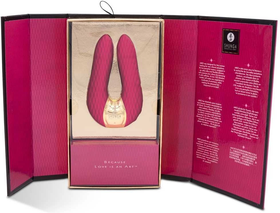 Shunga - Aiko Intimate Massager Raspberry