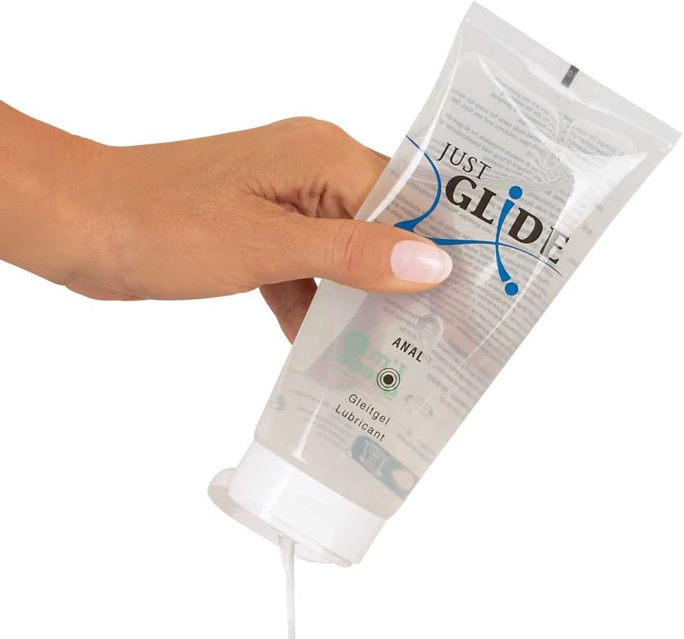 Just Glide Anal Analinis vandens pagrindo lubrikantas, 200 ml