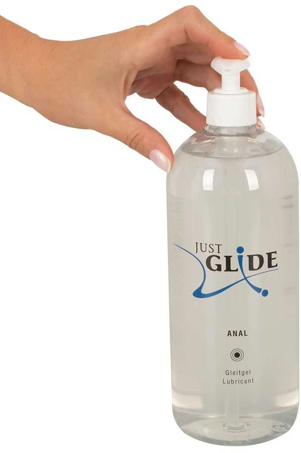 Just Glide Anal Analinis vandens pagrindo lubrikantas, 1000 ml