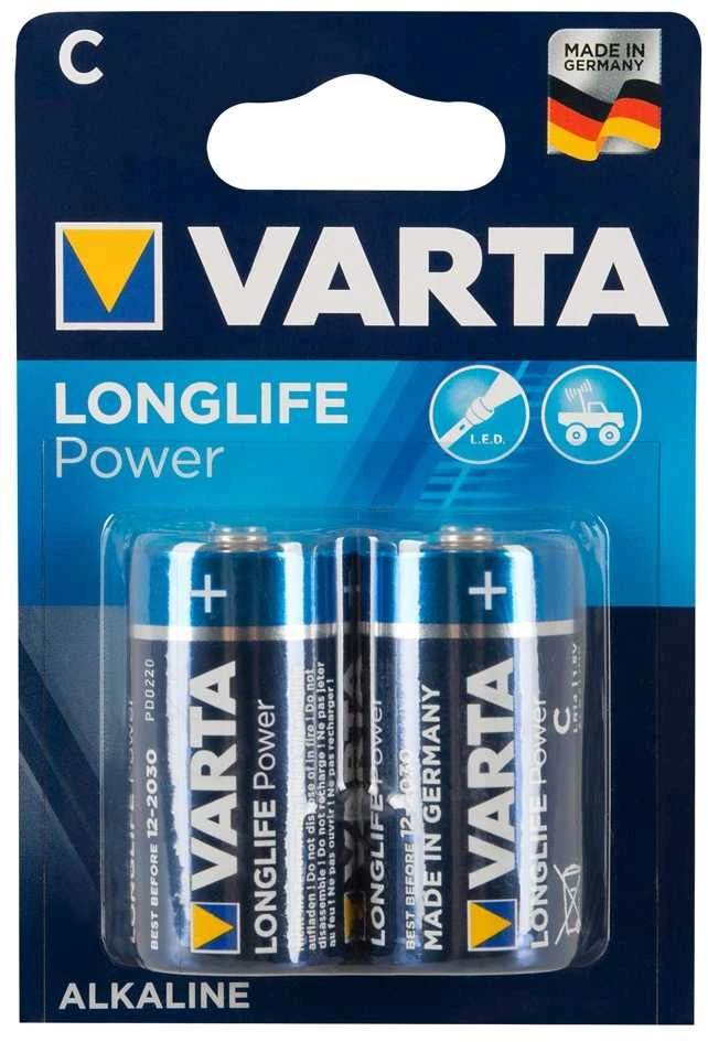 Varta C tipo baterijos pakuotė