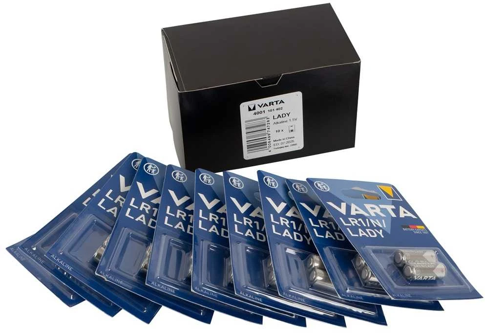 Varta N tipo baterijų rinkinys 10 vnt