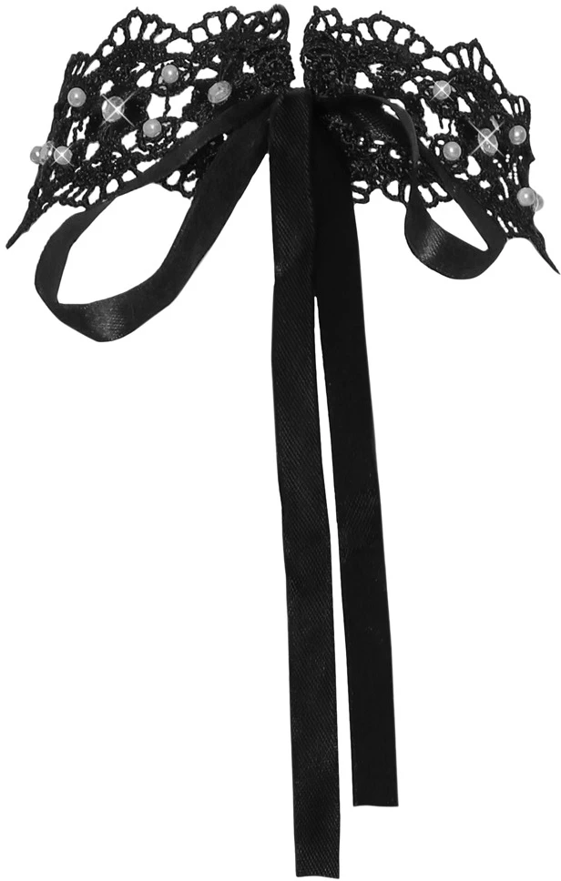 Cottelli Accessoires Siuvinėti Choker + Kalnų krištolas