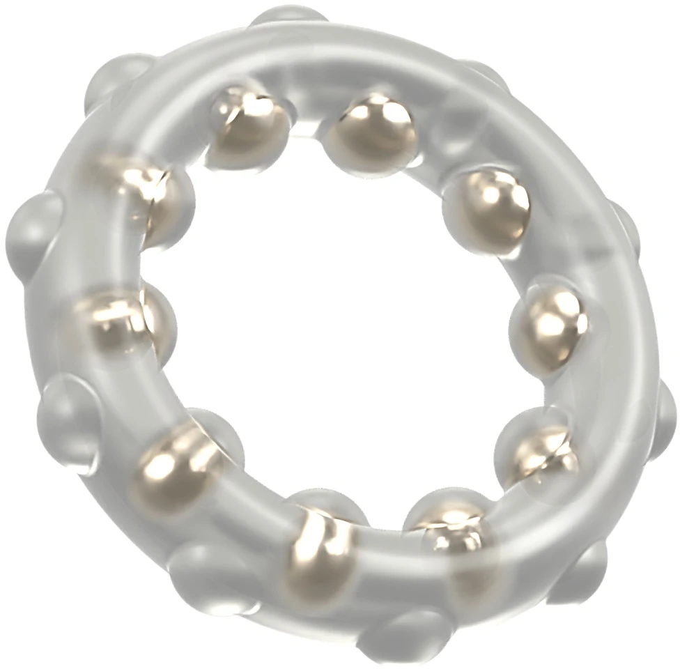 Rebel Cock Ring With Metal Bal