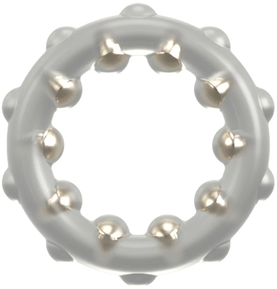 Rebel Cock Ring With Metal Bal