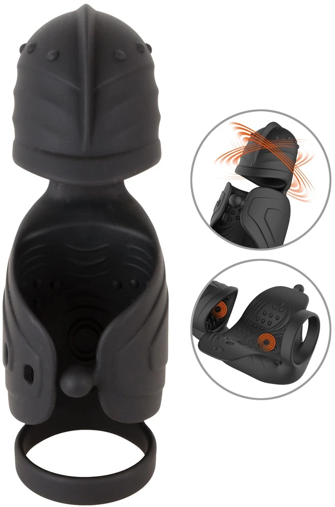 Cock Vibrator with Elliptical Moving Glans Stimulator