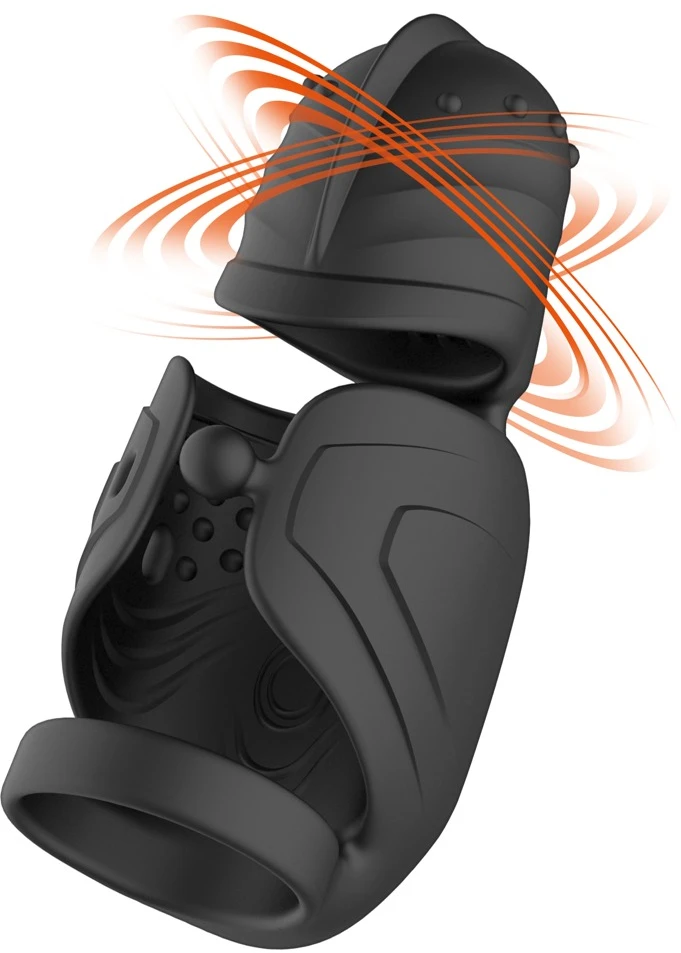 Cock Vibrator with Elliptical Moving Glans Stimulator