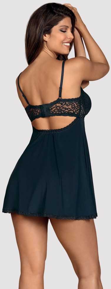 Obsessive - Drimera Babydoll & Thong Mėlyna S/M