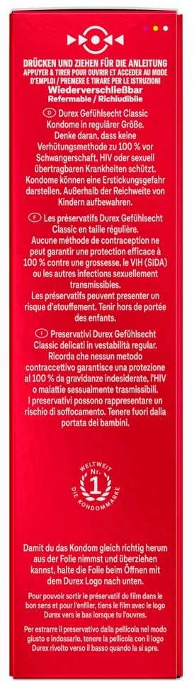 Durex Gefühlsecht Classic 8pcs