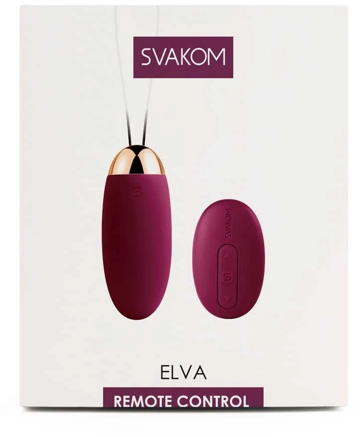 Svakom - Elva Vibrating Egg Violet