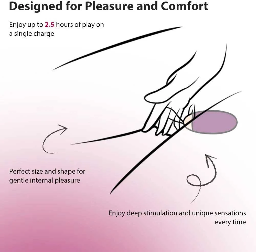 Svakom - Elva Vibrating Egg Violet