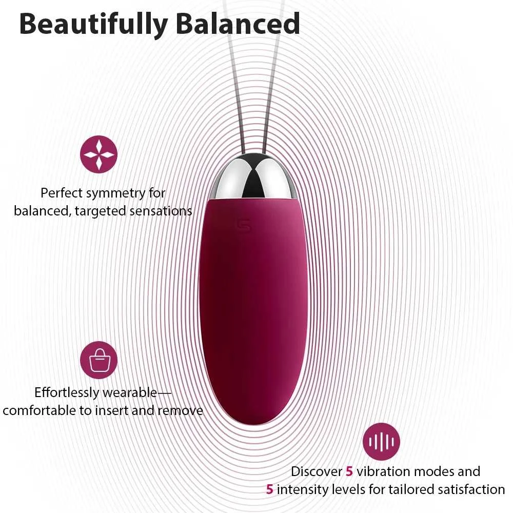 Svakom - Elva Vibrating Egg Violet
