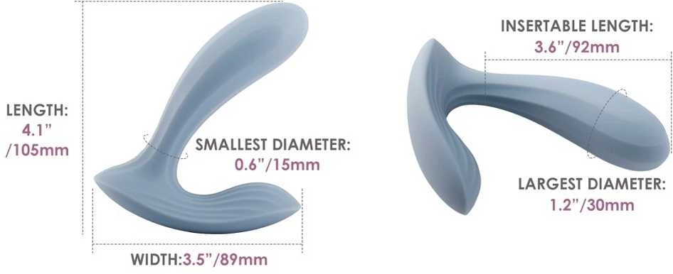 Mėlyna Svakom - Erica Wearable Vibrator Dusty Mėlyna