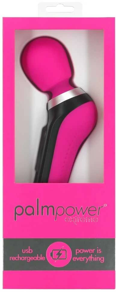 Palm Power Rožinė PalmPower - Extreme Wand Massager Rožinė