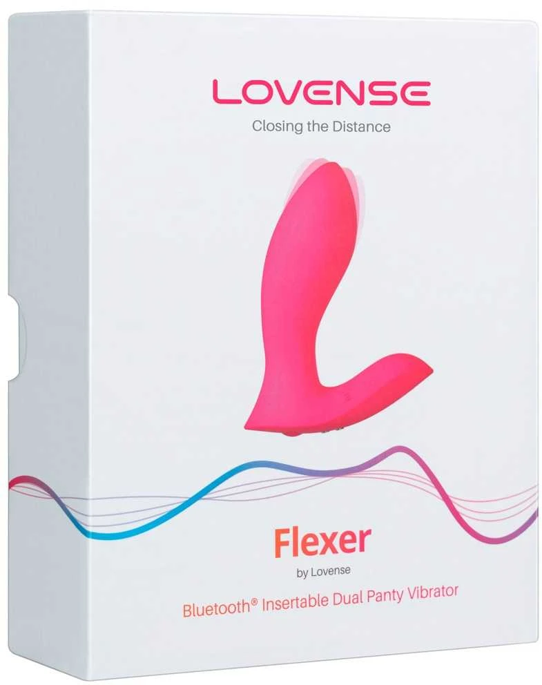 Lovense - Flexer įdedamas dvigubas kelnaičių vibratorius