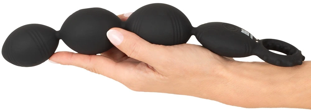 Flexible XL Anal Beads with Deep Vibrations