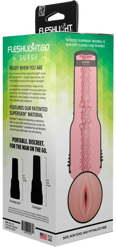 Rožinė Fleshlight GO Surge Rožinė moteriškas masturbatorius